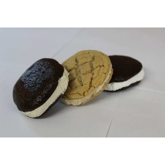 AmishTastes Bird-in-Hand Homemade Whoopie Pies, Chocolate Peanut Butter Lovers, Favorite Amish Food Pack of 12