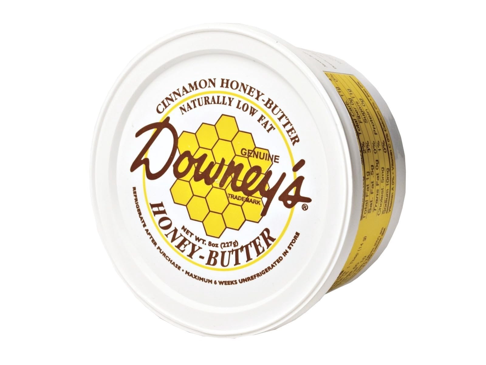 AmishTastes Downey's All-Natural Cinnamon Honey Butter, Favorite Amish Food, 8 Oz. Pack of 24