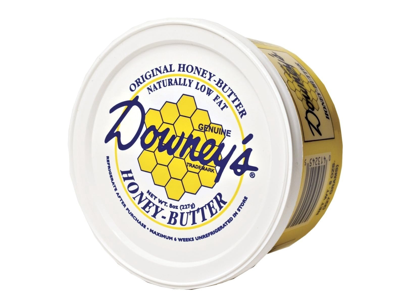 AmishTastes Downey's All-Natural Original Honey Butter, Favorite Amish Food, 8 Oz. Pack of 2