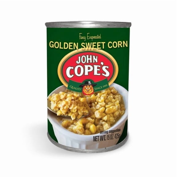 AmishTastes Golden Canned Corn, Famous John Cope's PA Dutch Style, 15 Oz. Pack of 6