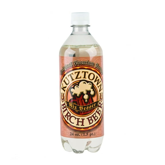 AmishTastes Kutztown "Nix Besser" White Birch Beer, Favorite Amish Drink, 24 Oz. Bottles Pack of 4