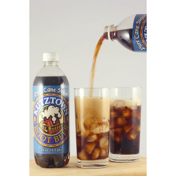 AmishTastes Kutztown Root Beer, Famous Amish Drink, 4Ct. 24 Oz. Bottles