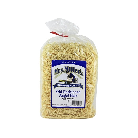 AmishTastes Mrs. Miller's Egg Noodles 64 Oz. Variety Box Angel Hair, Extra Wide, Fine, Kluski