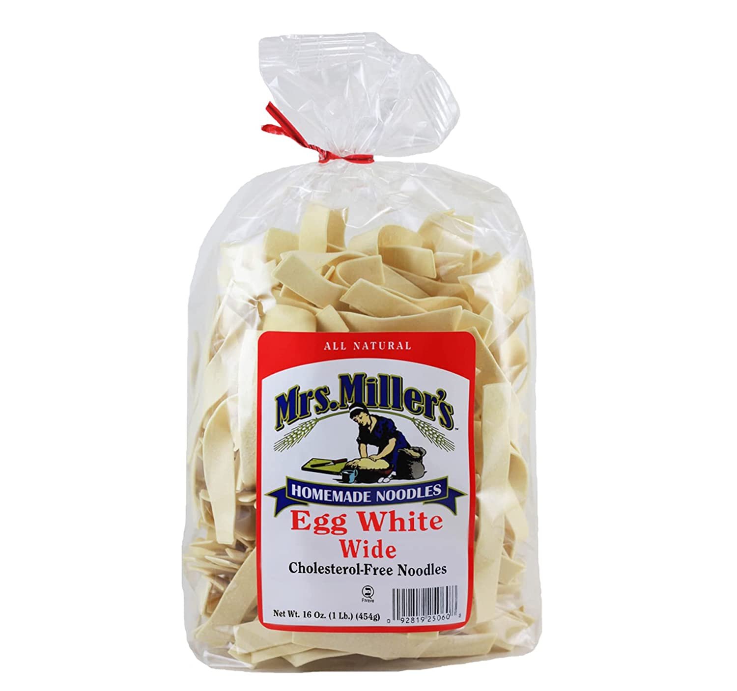AmishTastes Mrs. Miller's Egg White Wide Noodles, No Cholesterol, 16 Oz