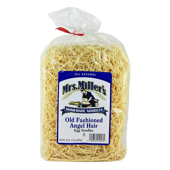 Mrs. Miller's Old Fashioned Fine Noodles, Favorite Amish Food, 16 Oz. Pack of 2