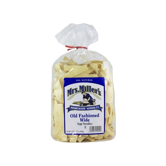 AmishTastes Mrs. Miller's Old-Fashioned Wide Noodles, 16 Oz. Pack of 2