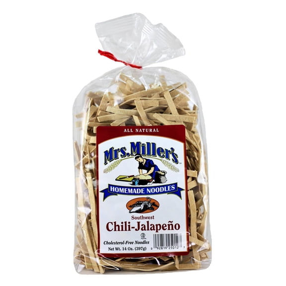 AmishTastes Mrs. Miller's Southwest Chili Jalapeno Noodles, 14 Oz. Pack of 2