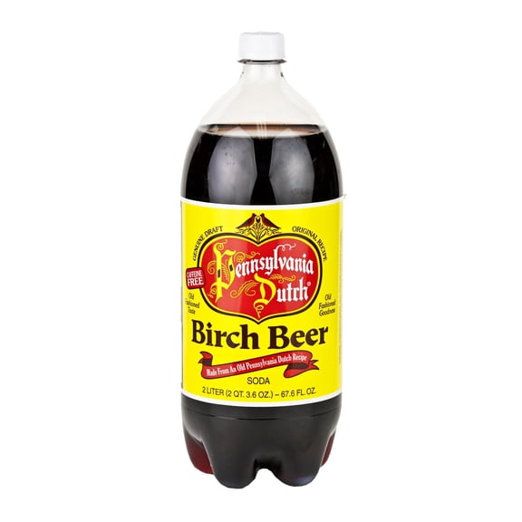 AmishTastes PA Dutch Regular and Diet Birch Beer, A Dark, Old-Fashioned Favorite Amish Drink, 4 Liters