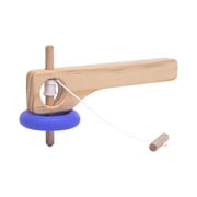 Spinning Wooden Top Toy, Old-Fashioned, Amish-Made, Purple