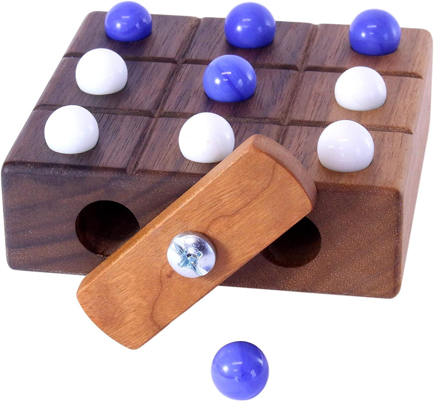 Shop Everyday Objects Walnut Tic-Tac-Toe Set