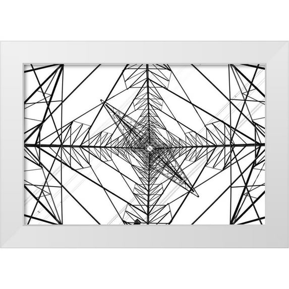 Amisi, Andrei 18x13 White Modern Wood Framed Museum Art Print Titled - Menara Sutet