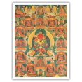 thumbnail image 1 of Amitayus - The Lord of Limitless Life - Vintage Tibetan Thangka Buddhist Painting - Master Art Print (Unframed) 9in x 12in, 1 of 4