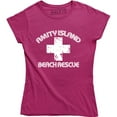 thumbnail image 1 of Amity Island Beach Rescue Funny Inspired Movie Hollywood Summer Womens T-Shirt, 1 of 4