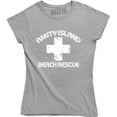 thumbnail image 1 of Amity Island Beach Rescue Funny Inspired Movie Hollywood Summer Womens T-Shirt, 1 of 4