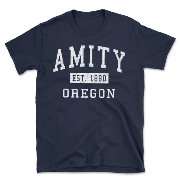 Amity Oregon Classic Established Men's Cotton T-Shirt
