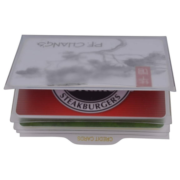 Amity Set of 2 Mini Wallet Windows Insert for Womens Ladies Trifold Wallets