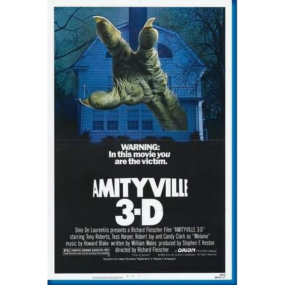 Amityville 3D Movie Poster Print Art Poster 24x36 Multi-Color Square Adults Poster Time