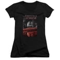 thumbnail image 1 of Amityville Horror Cold Blood Junior Women's V-Neck T-Shirt Black, 1 of 1