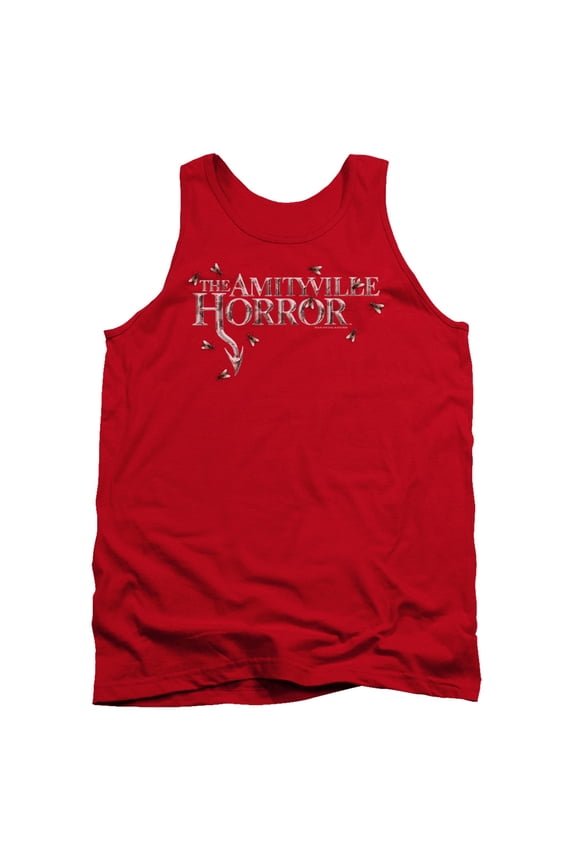 Amityville Horror Flies Adult Tank Top Red