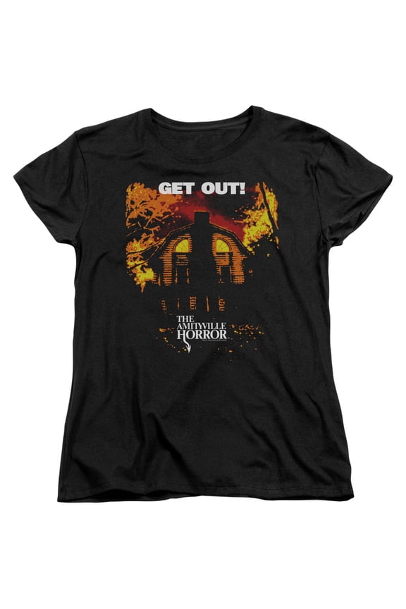 Amityville Horror - Get Out - Women's Short Sleeve Shirt - Small