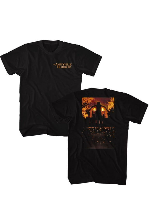 Amityville Horror House N Logo Black T-Shirt