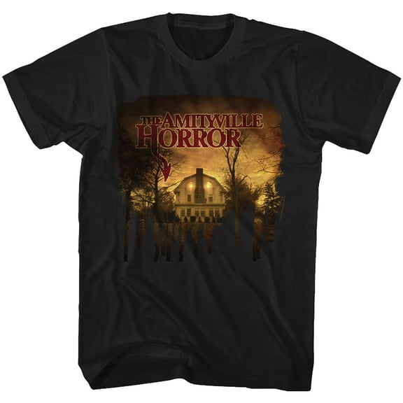 Amityville Horror The House Black Adult T-Shirt