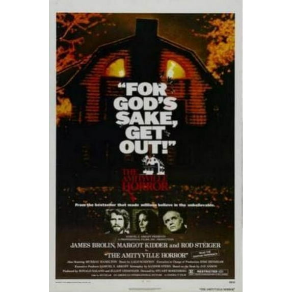 Amityville Horror The Movie Poster 16in x 24in 16x24 Multi-Color Square Adults Western Graphic
