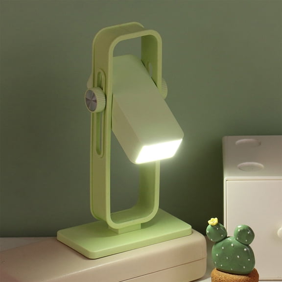 Amketima 360 Degree Book Reading Lamp USB Rechargeable LED Clip Light with Adjustable Gooseneck 2 Lighting Modes for Bedside Office Desk