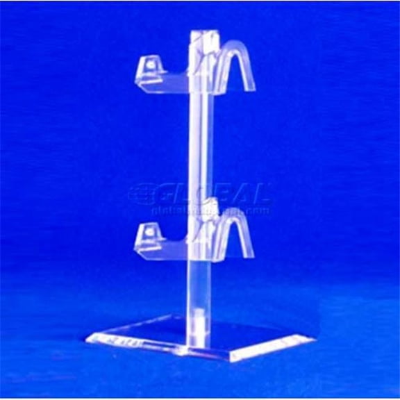 Amko Displays B1224063 Acrylic Eyewear Display - 2 Tier - Clear