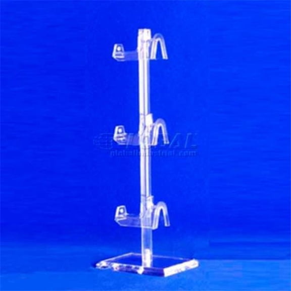 Amko Displays B1224064 Acrylic Eyewear Display - 3 Tier - Clear