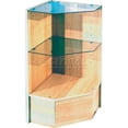 thumbnail image 1 of Amko Displays  Pentagonal Corner with Glass - Maple, 1 of 1