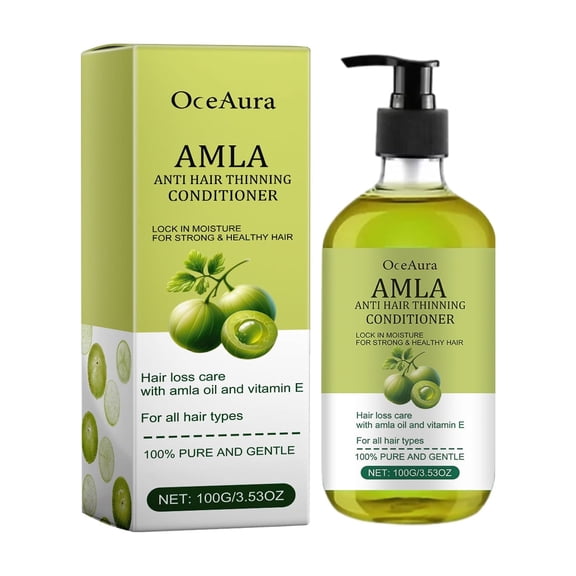 Amla Anti Hair Thinning Conditioner, Nourish Hair Smooth, Improve Dry Short-Tempered Massage Scalp Hair Membrane