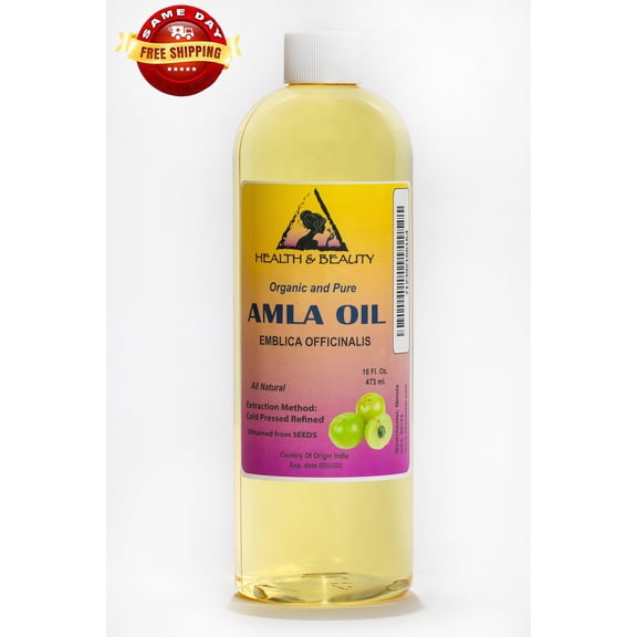 Amla / Gooseberry Seed Oil Refined Organic Cold Pressed Natural 100% Pure 32 oz