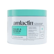 Amlactin Calm & Renew Body Butter - Lactic Acid AHA and Soothing Ginger Root, 11 oz