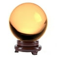 thumbnail image 1 of Amlong Crystal 6" (150mm) Crystal Ball with Wood Stand, 1 of 2