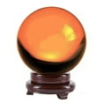 thumbnail image 1 of Amlong Crystal 8" (200mm) Crystal Ball with Wood Stand, 1 of 2