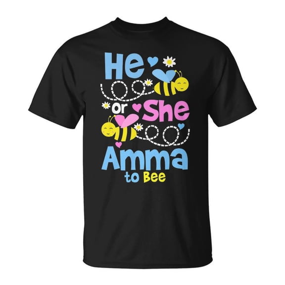 Amma Grandma He Or She Amma To Bee TShirt