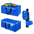 thumbnail image 1 of Ammaker Heavy Duty Moving Bags with Backpack Straps, Extra Large Clothes Storage Containers with Handles and Zippers 2 Pack, 1 of 8