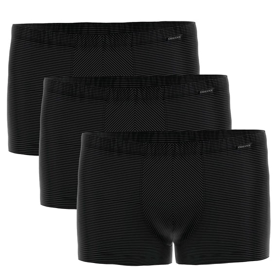 Ammann Men Boxer Shorts Modal Black 3Xl