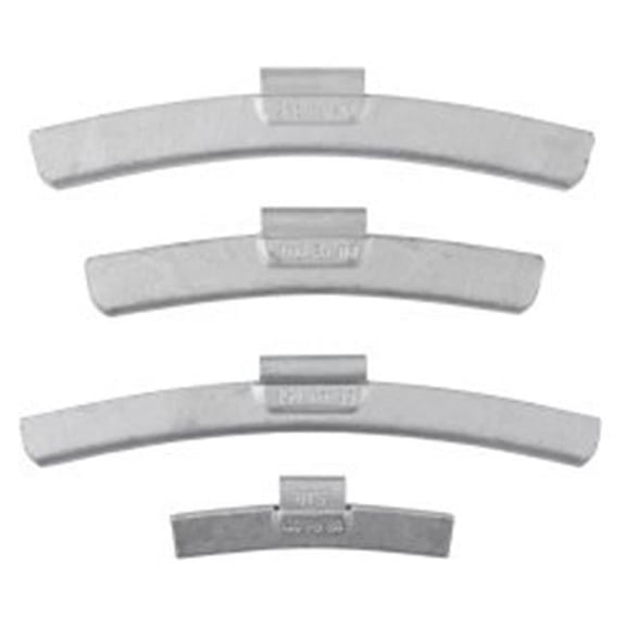 Ammco AMMBTSFE100 1 oz BTSFE Coated Steel Clip-On Wheel Weight - Box of 25