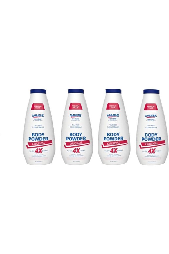 All Day Protection Medicated Powder, Original, 11 oz, 4 Pack