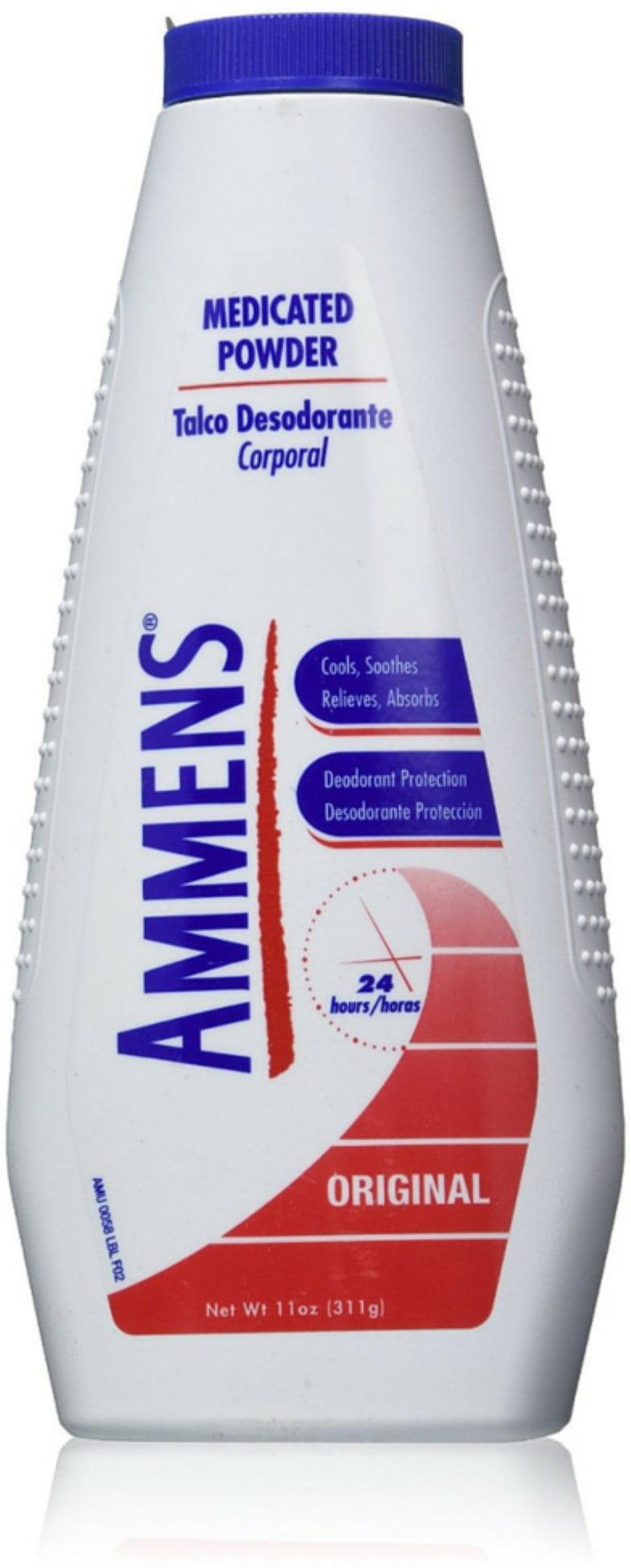 Ammens Medicated Powder Original 11 oz (Pack of 4)