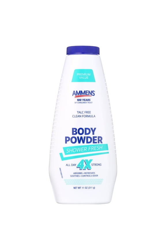 Shower Fresh Talc Free Powder 11 oz. Bottle