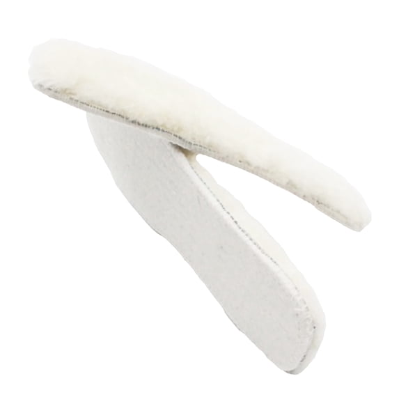 Ammep Natural Wool Insoles-100% Sheepskin Keep Warm Soft Footwear in Icy Days- Women White 11