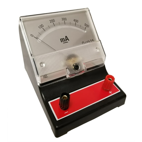 Ammeter, Analog, 0mA to 500mA; DC.