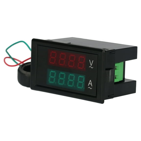 Ammeter,Meter Tester With Voltmeter Ammeter Red Led Amp Led Amp Dual Amp Dual Display Ammeter Tester Red Display Panel Meter Panel Meter Tester Buzhi Tester Red Led Dual Display Panel Qisuo