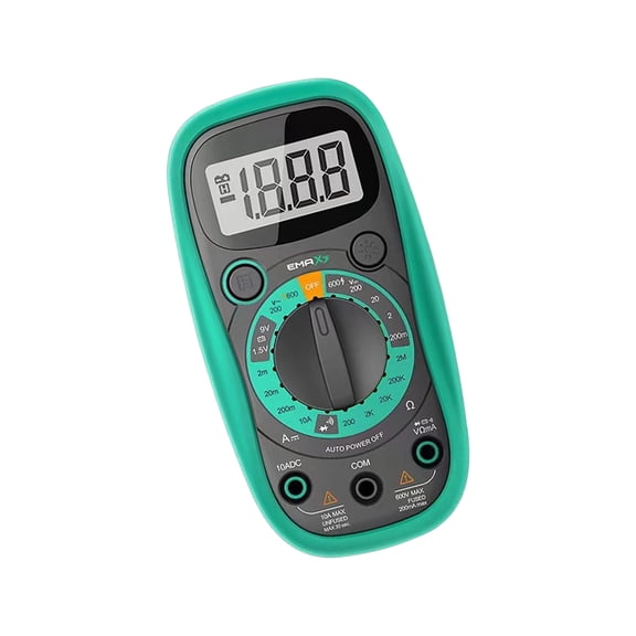Ammeter Voltemter LCD Digital Multimeter with Backlit Buzzer Portable Tester 1999 Count Multi Tester