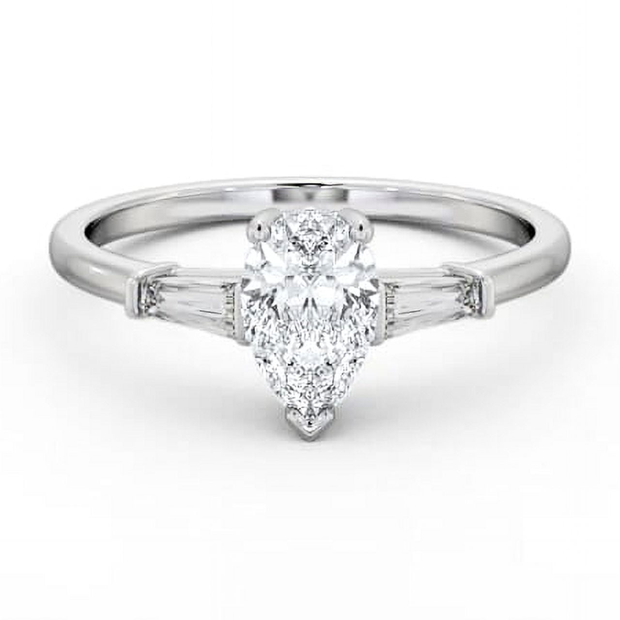 Ammo Jewel 1.9 Ct Pear Cut Diamond Engagement Wedding Ring for Women's