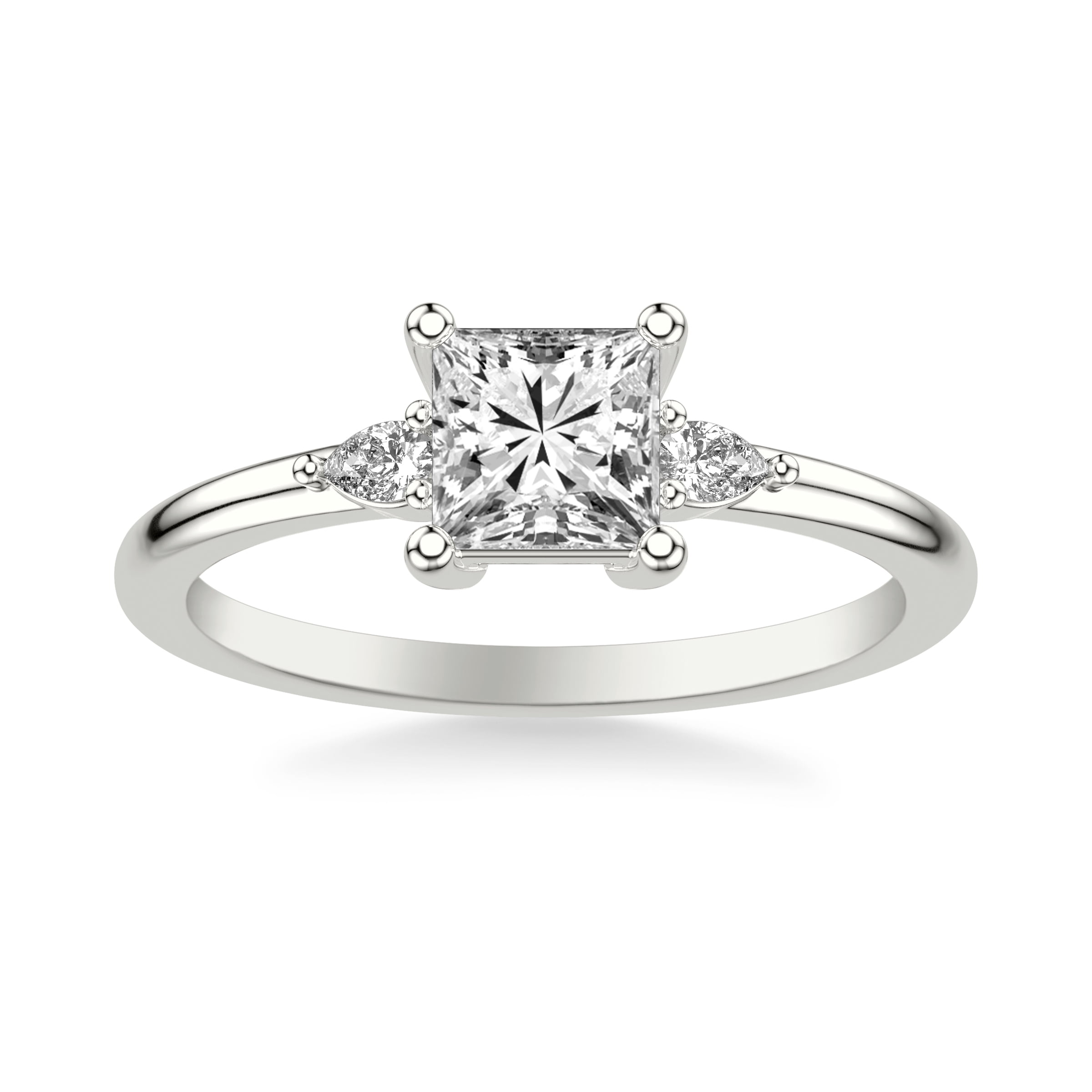 Ammo Jewels 2.2 Ct Pear Cut Diamond Engagement Ring - 14K White Gold ...