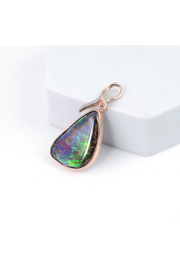 Ammolite Pendant-Custom